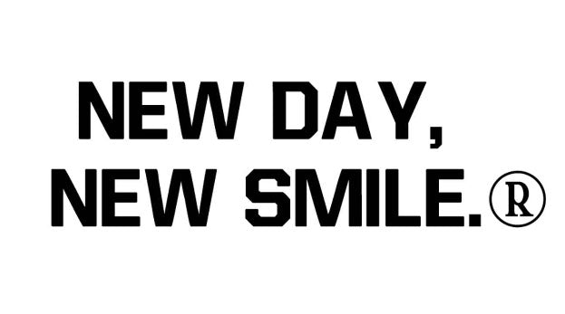 New Day New Smile Men's WHITE Tee available at NewDayNewSmile.com